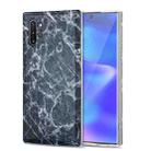 For Samsung Galaxy Note10+ TPU Glossy Marble Pattern IMD Protective Case(Dark Grey) - 1