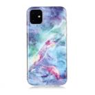 For iPhone 11 Coloured Drawing Pattern IMD Workmanship Soft TPU Protective Case(Blue Sky) - 1