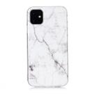 For iPhone 11 Coloured Drawing Pattern IMD Workmanship Soft TPU Protective Case(White) - 1