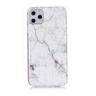 For iPhone 11 Pro Coloured Drawing Pattern IMD Workmanship Soft TPU Protective Case(White) - 1
