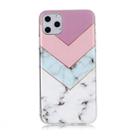 For iPhone 11 Pro Coloured Drawing Pattern IMD Workmanship Soft TPU Protective Case(Tricolor) - 1