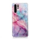 For Huawei P30 Pro Coloured Drawing Pattern IMD Workmanship Soft TPU Protective Case(Pink Sky) - 1
