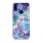For Xiaomi Redmi Note 7 Coloured Drawing Pattern IMD Workmanship Soft TPU Protective Case(Blue Sky) - 1
