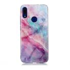 For Xiaomi Redmi Note 7 Coloured Drawing Pattern IMD Workmanship Soft TPU Protective Case(Pink Sky) - 1