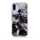 For Xiaomi Redmi Note 7 Coloured Drawing Pattern IMD Workmanship Soft TPU Protective Case(Black White) - 1