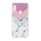 For Xiaomi Redmi Note 6 Pro Coloured Drawing Pattern IMD Workmanship Soft TPU Protective Case(Tricolor) - 1