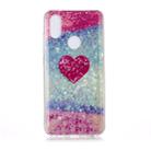 For Xiaomi 6X Coloured Drawing Pattern IMD Workmanship Soft TPU Protective Case(Red Heart) - 1
