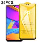 For Samsung Galaxy M10s 25 PCS 9D Full Glue Full Screen Tempered Glass Film - 1