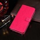 For OPPO A53 5G idewei Crazy Horse Texture Horizontal Flip Leather Case with Holder & Card Slots & Wallet(Rose Red) - 1