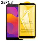 For Huawei Honor 9S 25 PCS 9D Full Glue Full Screen Tempered Glass Film - 1