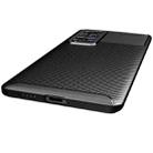 For vivo X60 Pro Carbon Fiber Texture Shockproof TPU Case(Black) - 3