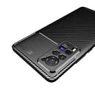 For vivo X60 Pro Carbon Fiber Texture Shockproof TPU Case(Black) - 7