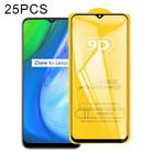 For OPPO Realme Q2i 25 PCS 9D Full Glue Full Screen Tempered Glass Film - 1