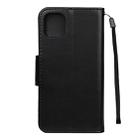 For iPhone 11 Butterfly Flower Pattern Horizontal Flip Leather Case with Holder & Card Slots & Wallet(Black) - 3