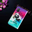 For Xiaomi Poco M3 Cross Texture Painting Pattern Horizontal Flip Leather Case with Holder & Card Slots & Wallet & Lanyard(Sleeping Panda) - 9