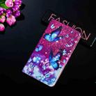 For Xiaomi Poco M3 Cross Texture Painting Pattern Horizontal Flip Leather Case with Holder & Card Slots & Wallet & Lanyard(Purple Butterfly) - 10