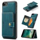 For iPhone SE 2022 / SE 2020 / 8 / 7 JEEHOOD Retro Magnetic Detachable Protective Case with Wallet & Card Slot & Holder(Blue) - 1