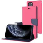 For iPhone 11 Pro MERCURY GOOSPERY FANCY DIARY Horizontal Flip Leather Case with Holder & Card Slots & Wallet(Rose Red) - 1