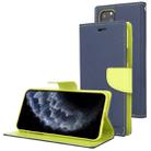 For iPhone 11 Pro MERCURY GOOSPERY FANCY DIARY Horizontal Flip Leather Case with Holder & Card Slots & Wallet(Navy) - 1