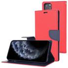 For iPhone 11 Pro Max MERCURY GOOSPERY FANCY DIARY Horizontal Flip Leather Case with Holder & Card Slots & Wallet(Red) - 1