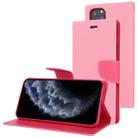 For iPhone 11 Pro Max MERCURY GOOSPERY FANCY DIARY Horizontal Flip Leather Case with Holder & Card Slots & Wallet(Pink) - 1