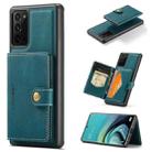 For Samsung Galaxy Note20 JEEHOOD Retro Magnetic Detachable Protective Case with Wallet & Card Slot & Holder(Blue) - 1