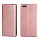 For iPhone 7 Plus / 8 Plus PU + TPU Gloss Oil Solid Color Magnetic Horizontal Flip Leather Case with Holder & Card Slot & Wallet(Gold) - 1