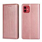 For iPhone 11 PU + TPU Gloss Oil Solid Color Magnetic Horizontal Flip Leather Case with Holder & Card Slot & Wallet(Gold) - 1