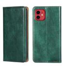 For iPhone 11 PU + TPU Gloss Oil Solid Color Magnetic Horizontal Flip Leather Case with Holder & Card Slot & Wallet(Green) - 1