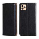 For iPhone 11 Pro Max PU + TPU Gloss Oil Solid Color Magnetic Horizontal Flip Leather Case with Holder & Card Slot & Wallet(Black) - 1