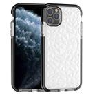 For iPhone 11 Pro Shockproof Diamond Texture TPU Protective Case(Black) - 1