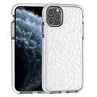 For iPhone 11 Pro Shockproof Diamond Texture TPU Protective Case(White) - 1