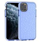 For iPhone 11 Pro Shockproof Diamond Texture TPU Protective Case(Blue) - 1