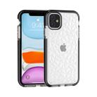 For iPhone 11 Shockproof Diamond Texture TPU Protective Case(Black) - 1