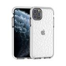 For iPhone 11 Pro Max Shockproof Diamond Texture TPU Protective Case(White) - 1