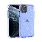 For iPhone 11 Pro Max Shockproof Diamond Texture TPU Protective Case(Blue) - 1