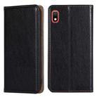 For Samsung Galaxy A10 PU + TPU Gloss Oil Solid Color Magnetic Horizontal Flip Leather Case with Holder & Card Slot & Wallet(Black) - 1