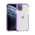 For iPhone 11 Pro Highly Transparent Soft TPU Case(Purple) - 1