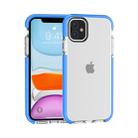 For iPhone 11 Highly Transparent Soft TPU Case(Blue) - 1