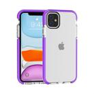 For iPhone 11 Highly Transparent Soft TPU Case(Purple) - 1