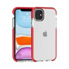 For iPhone 11 Highly Transparent Soft TPU Case(Red) - 1