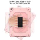 360 Degree Rotation Turntable Contrast Color Robot Shockproof Silicone + PC Protective Case with Holder For iPad 10.2 / 10.2 (2020) / Pro 10.5(Rose Gold) - 4
