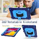 360 Degree Rotation Turntable Contrast Color Robot Shockproof Silicone + PC Protective Case with Holder For iPad 10.2 / 10.2 (2020) / Pro 10.5(Navy Blue + Blue) - 3