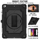 360 Degree Rotation Turntable Contrast Color Robot Shockproof Silicone + PC Protective Case with Holder For iPad 10.2 / 10.2 (2020) / Pro 10.5(Black) - 2