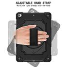 360 Degree Rotation Turntable Contrast Color Robot Shockproof Silicone + PC Protective Case with Holder For iPad 10.2 / 10.2 (2020) / Pro 10.5(Black) - 4