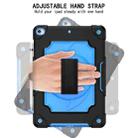 360 Degree Rotation Turntable Contrast Color Robot Shockproof Silicone + PC Protective Case with Holder For iPad 10.2 / 10.2 (2020) / Pro 10.5(Black + Blue) - 4