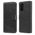 For Xiaomi Poco M3 / Redmi Note 9 4G Classic Calf Texture PU + TPU Horizontal Flip Leather Case, with Holder & Card Slots & Wallet(Black) - 1