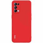 For OPPO Reno5 5G IMAK UC-2 Series Shockproof Full Coverage Soft TPU Case(Red) - 1