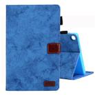 For Galaxy Tab A 8.0 & S Pen (2019) Business Style Horizontal Flip Leather Case, with Holder & Card Slot & Photo Frame & Sleep / Wake-up Function(Blue) - 1