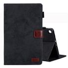For Galaxy Tab A 8.0 (2019) / T290 Business Style Horizontal Flip Leather Case, with Holder & Card Slot & Photo Frame & Sleep / Wake-up Function(Black) - 1